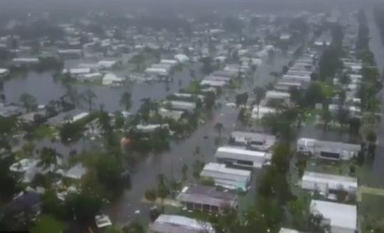 Πλημμυρισμένη πολιτεία το θέρετρο Νέιπλς της Φλόριντα- Βίντεο από ψηλά